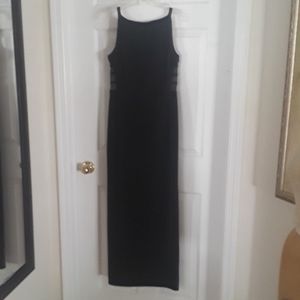 Susan Roselli black long formal dress